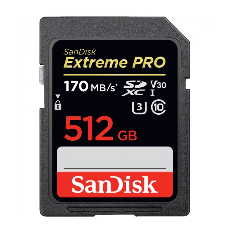 Карта памяти SDXC Sandisk 512Gb 170Mb/s